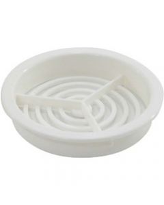 Manthorpe Single Round Soffit Vent - 70mm White G700