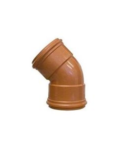 Drainage Double Socket 45 degrees Bend