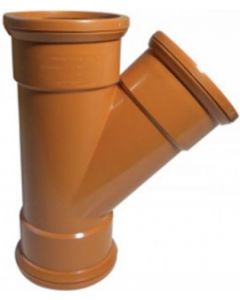 Drainagr Branch Triple Socket 45 deg