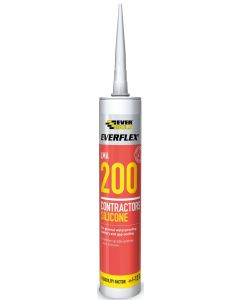 Everbuild Everflex White 200 LMA Silicone Sealant