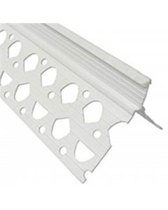 White Plastic 6mm Corner Bead
