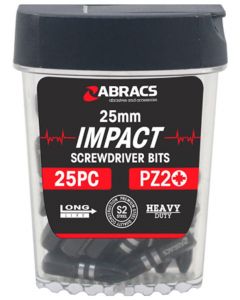 25mm Impact Bit PZ2 (25 pack)