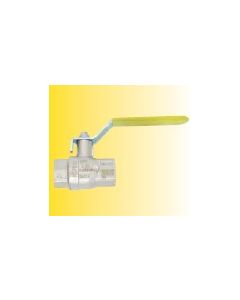 15mm Yellow Gas Lever Ball Valve