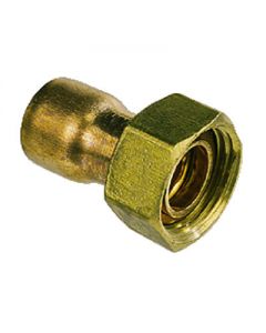 15mm x 1/2" Straight Tap Connector Endfeed