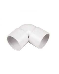 Solvent Weld White 40mm Knuckle Bend 90